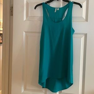 Racer back silky tank